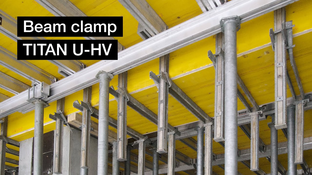 Pre assembly TITAN U HV beam clamps using wooden template YT