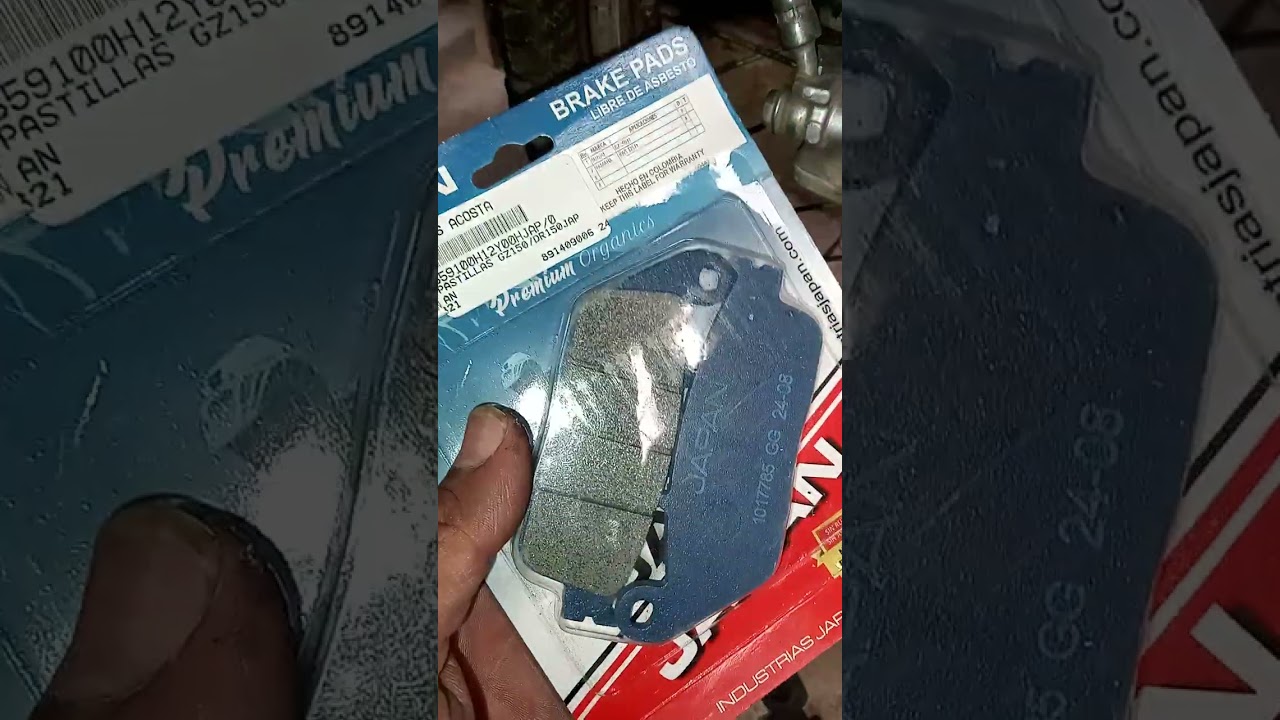 cómo cambiar las pastillas de frenos en una moto Suzuki DR 150 paso a paso