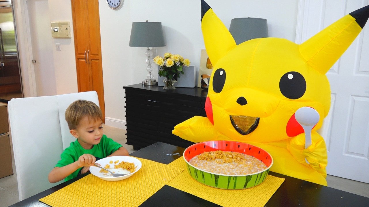 Vlad and Niki children morning routine story with Huge Toy