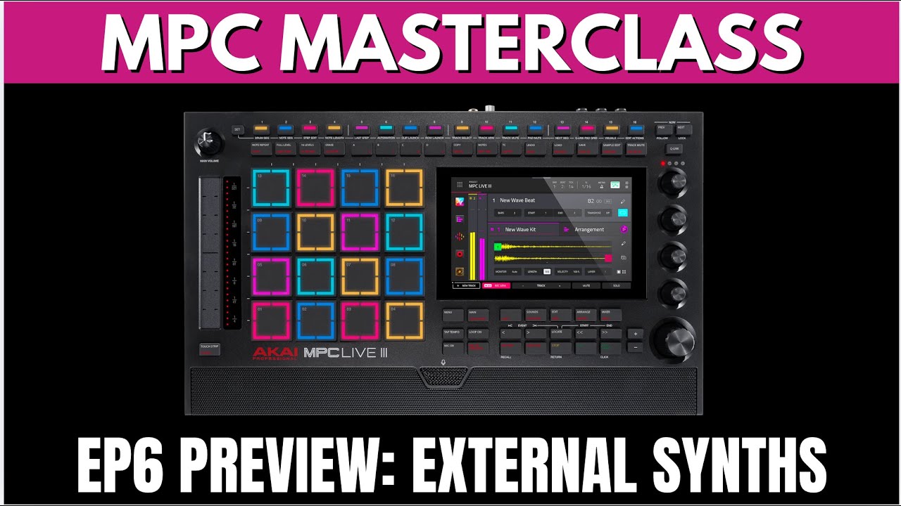 MPC MASTERCLASS: ВНЕШНИЕ СИНТЕЗАТОРЫ