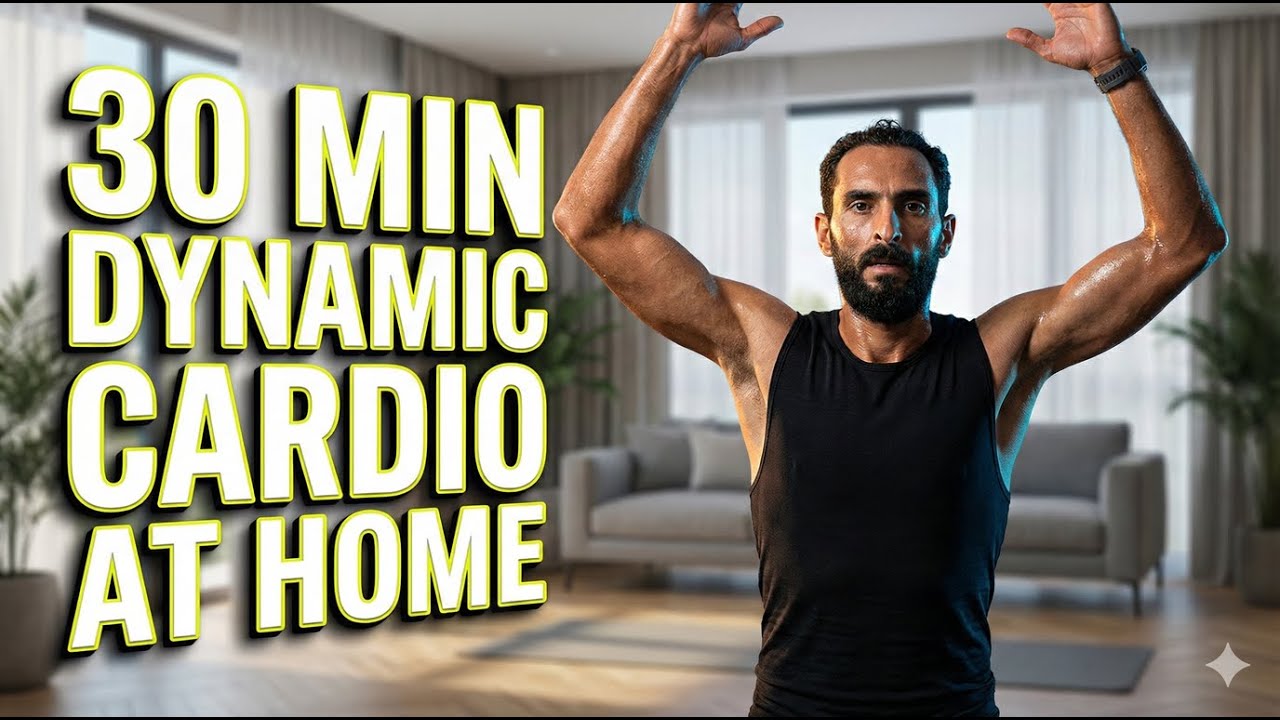 30 Min Dynamic Cardio Workout at Home | Burn Calories & Sweat