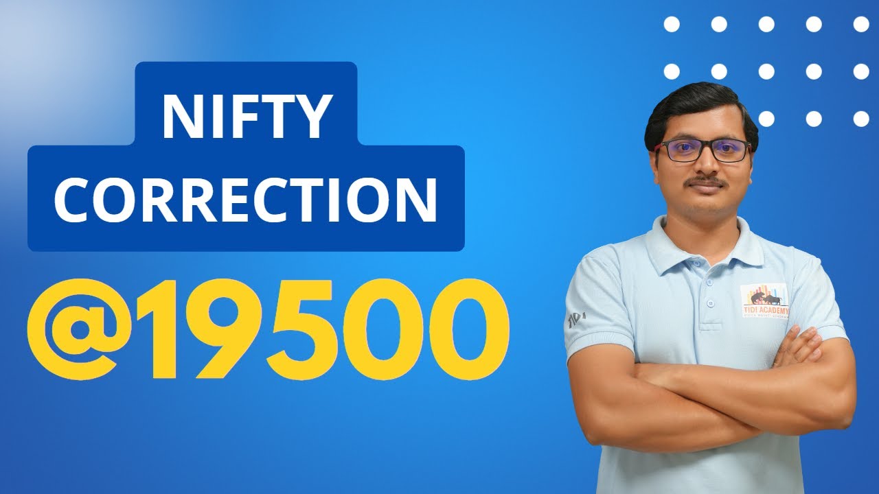 Nifty Correction @19500 | #postmarket #stockmarket #stockmarket