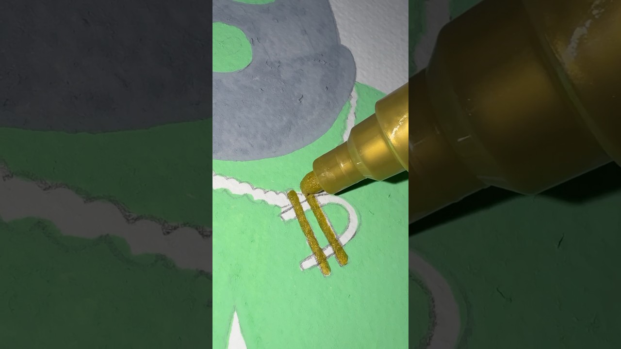 It was really hard to draw Big Dill with Posca Markers | Fortnite 