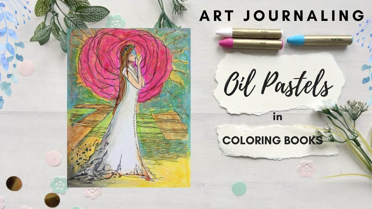 Using Oil Pastels in Coloring Books - 5 Tips and tricks to Create Easy Pastel Art