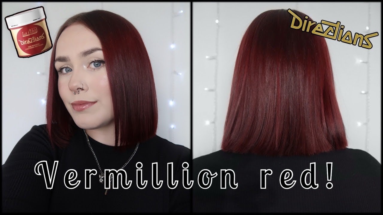 DYING MY HAIR | Directions vermillion red