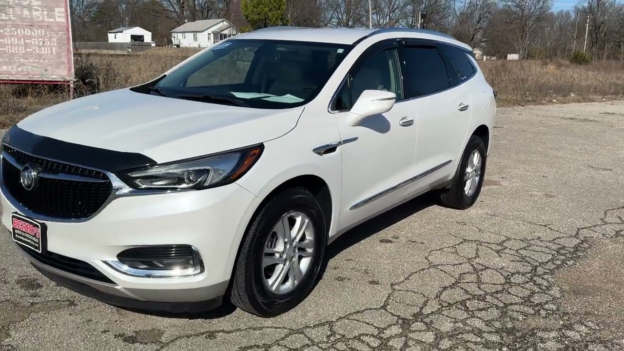 2018 Buick Enclave Essence Tan Leather Heated Seats Third Row For Sale!