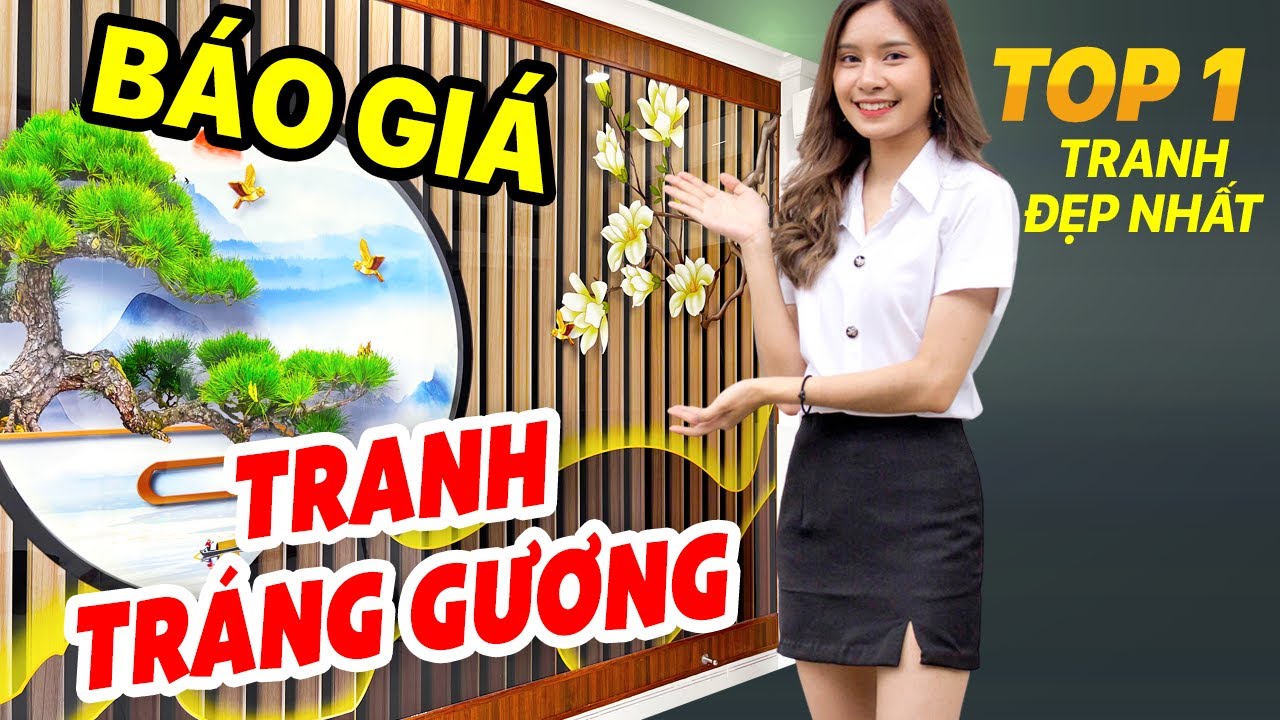 Báo giá tranh tráng gương khổ lớn 3d - Tấm ốp tường Titaco