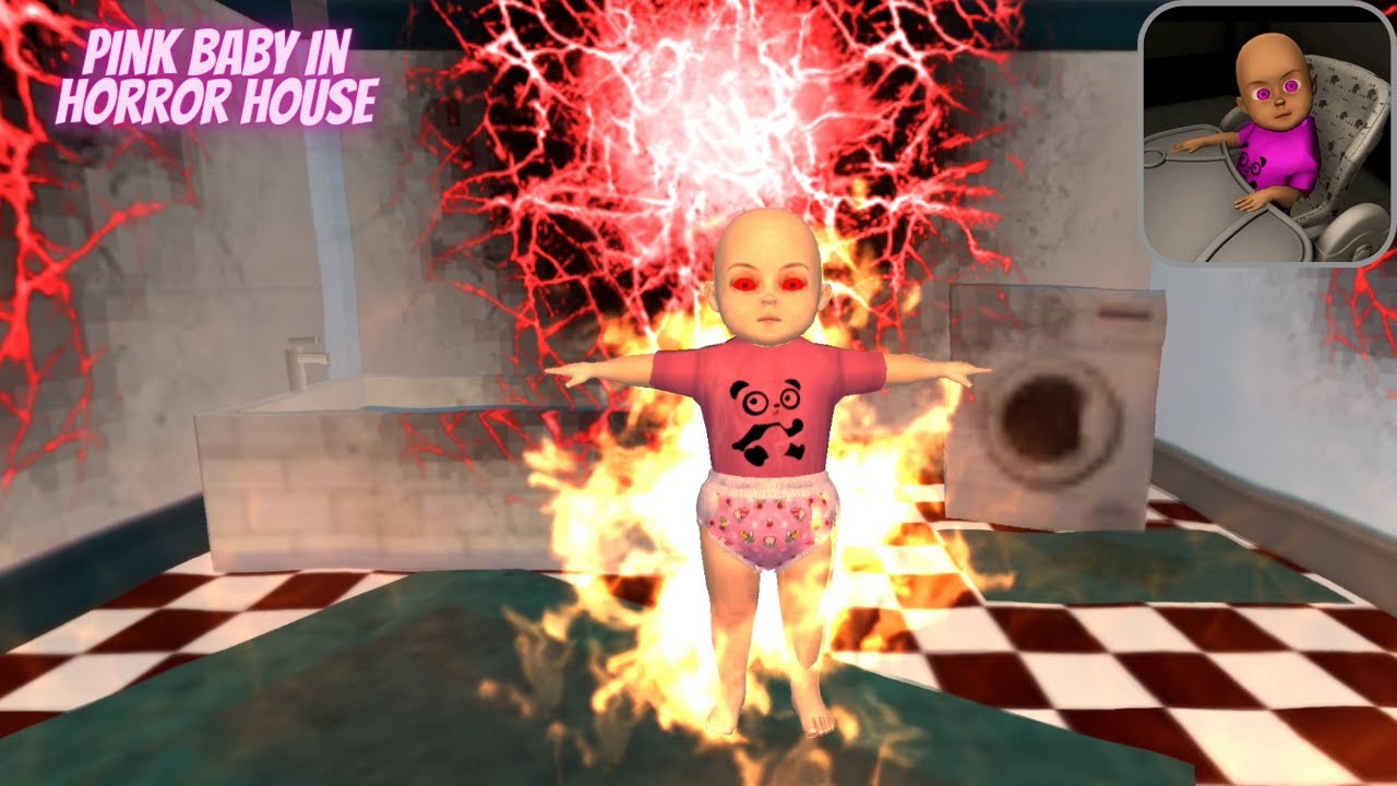 Horrible Baby! Pink Baby In Horror House Full Gameplay
