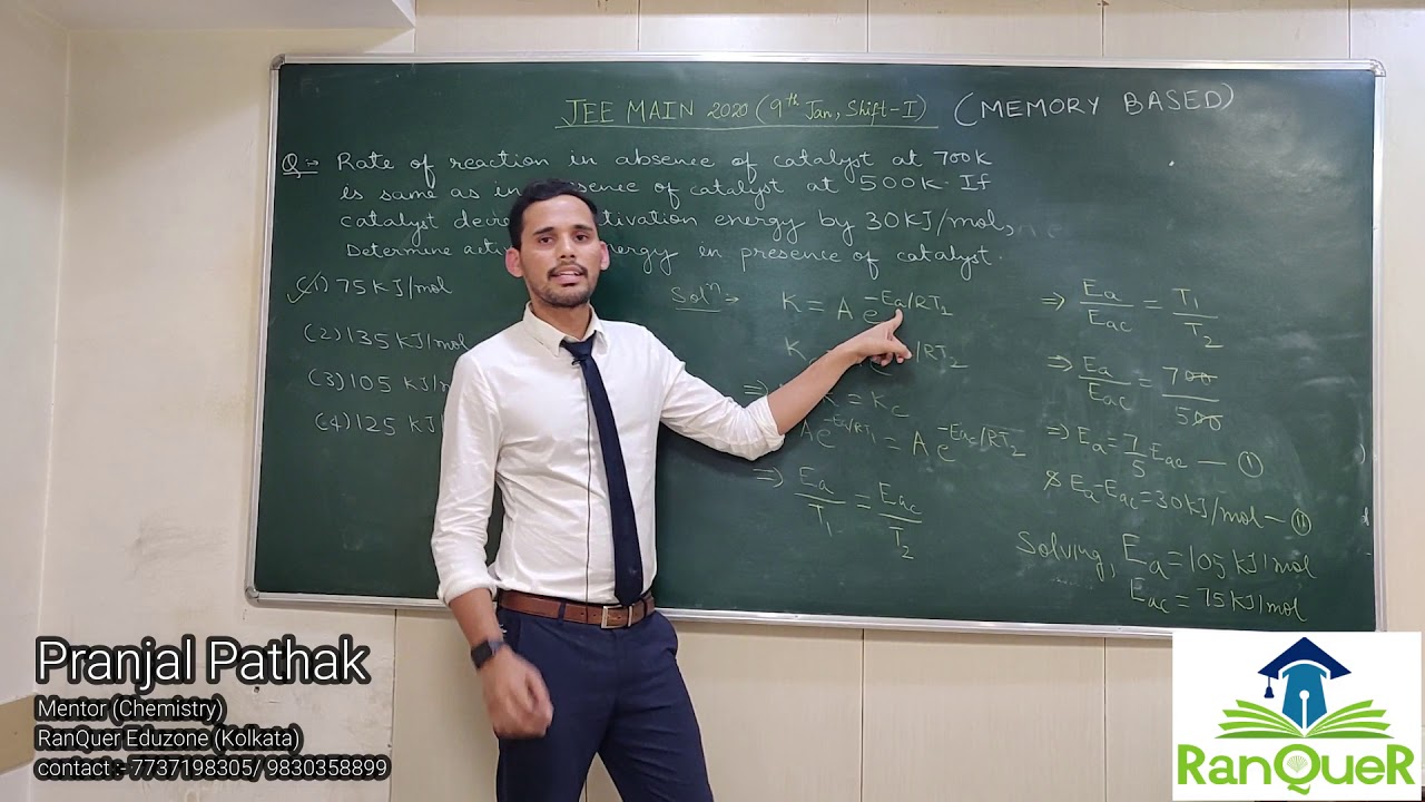 SOLUTION TO JEE MAINS (2020) -CHEMISTRY