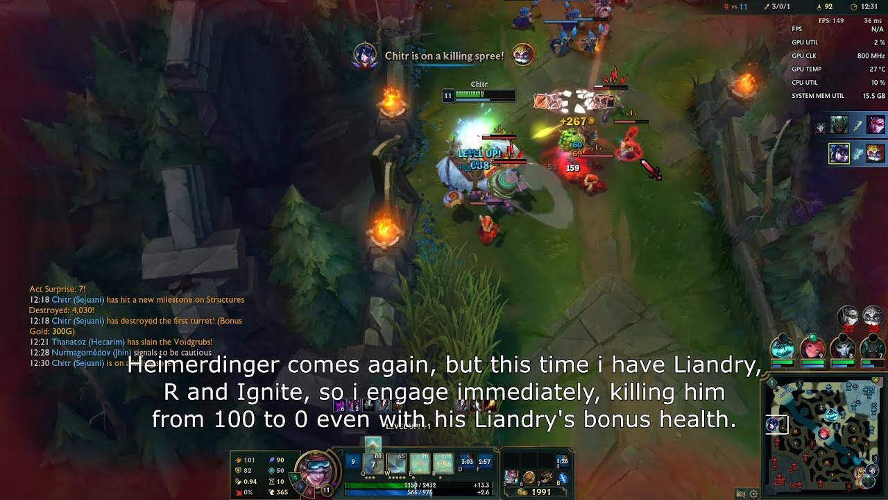 Sejuani Top Guide - vs Heimerdinger - Gameplay Explained