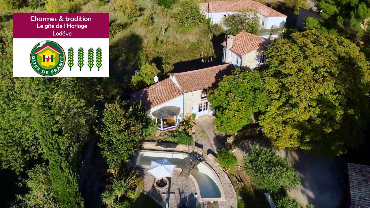 Gîte de France - Présentation du Gîte de l'Horloge - Lodéve 34700