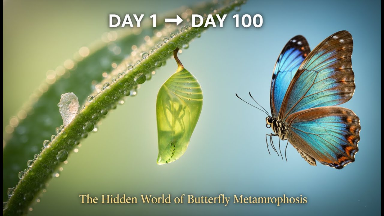 I Simulated a Butterfly’s Metamorphosis for 100 Days – Here’s What Happened