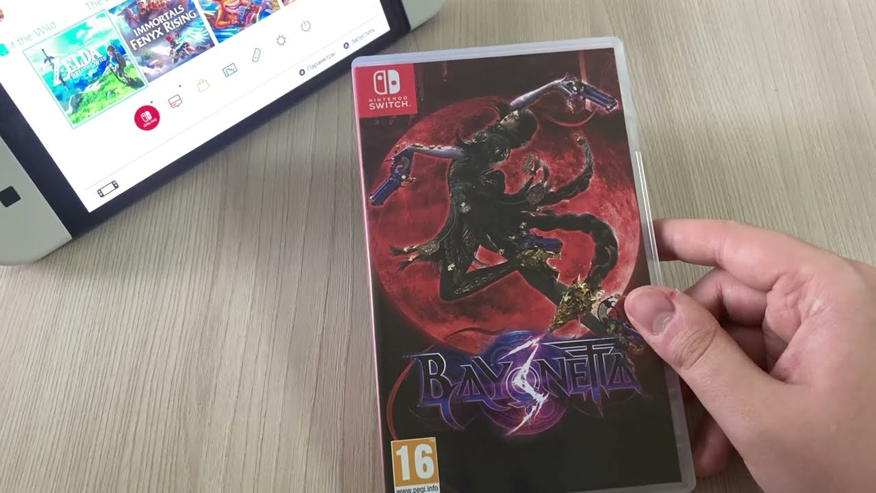 Bayonetta 3 Nintendo switch OLED unboxing + gameplay