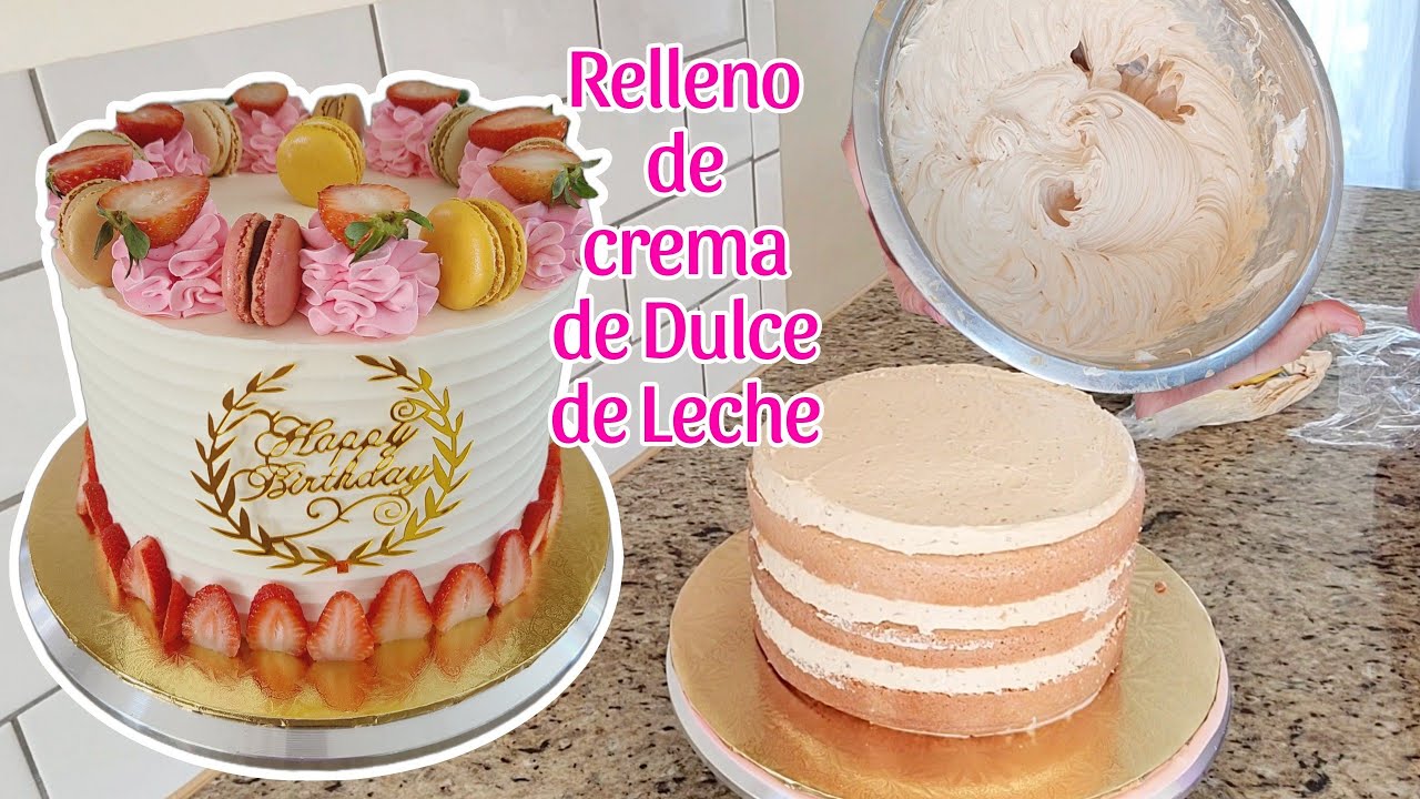 Relleno de Crema de Dulce de leche y nuez para pasteles Mis pasteles mis postres Normi