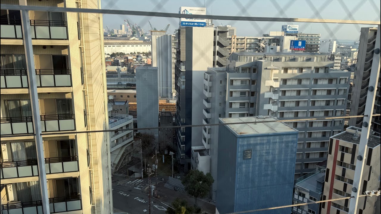 Kobe JAPAN Hotel views - Study With Me in Japan Mature Student #japan #studywithme