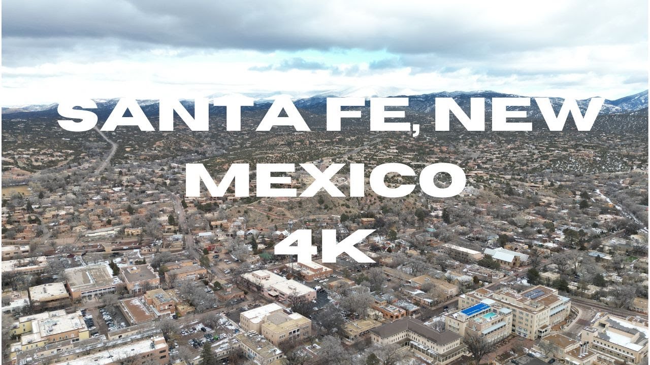 Santa Fe, New Mexico | 4K New Mexico State 🇺🇸