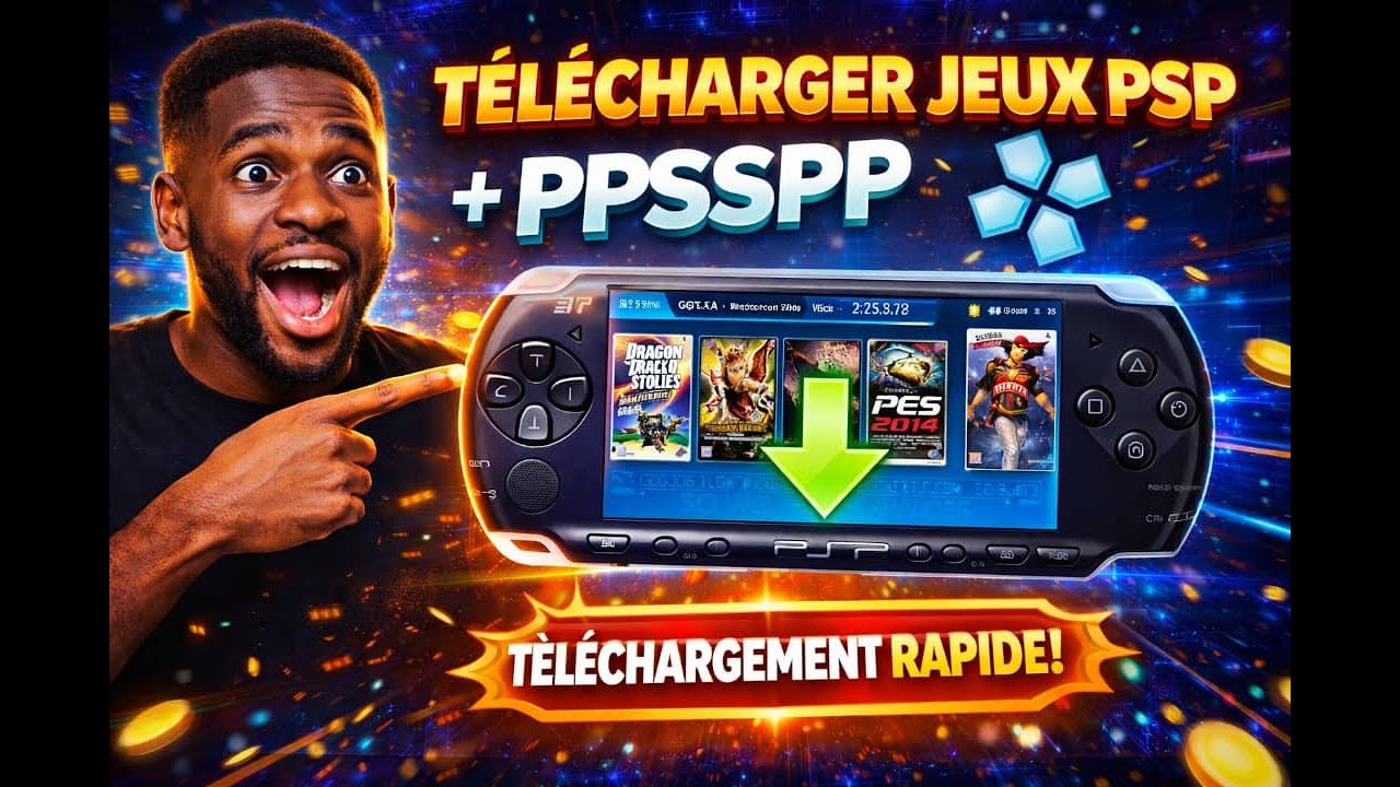 COMMENT TÉLÉCHARGER LES JEUX sur PPSPP