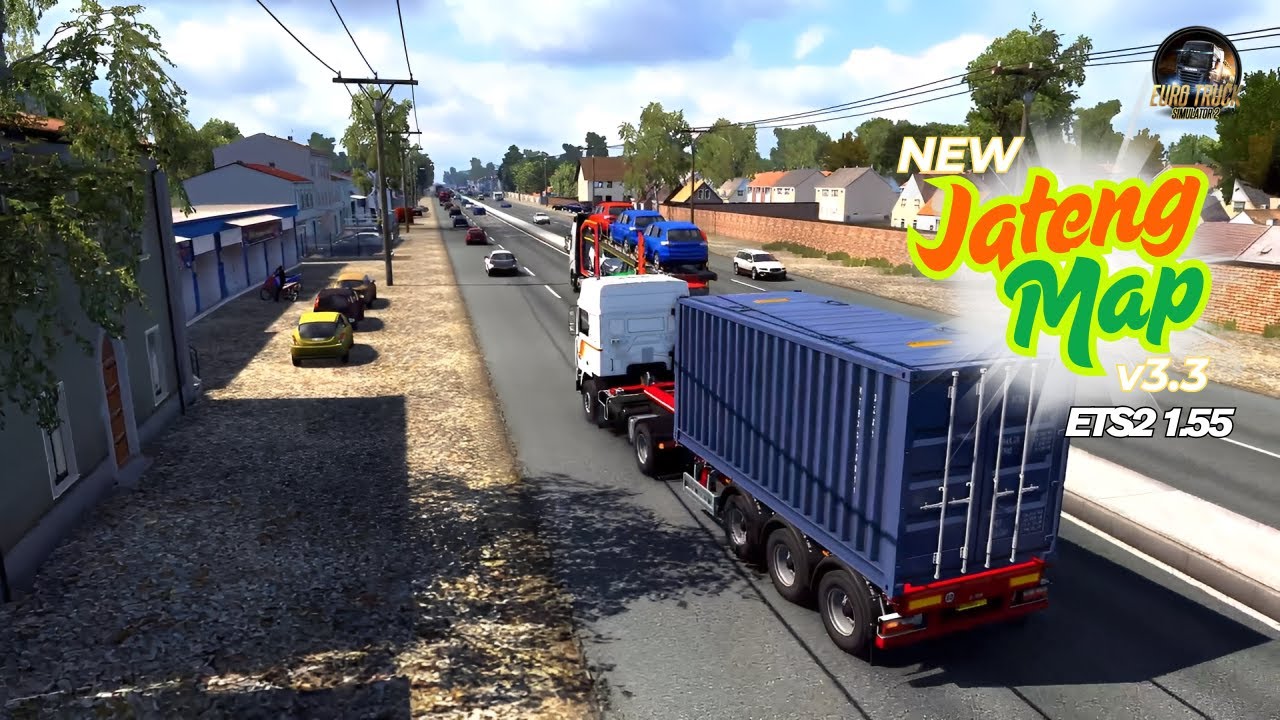 🌍 Exploring the New Jateng Map v3.3 in Euro Truck Simulator 2! 🚛