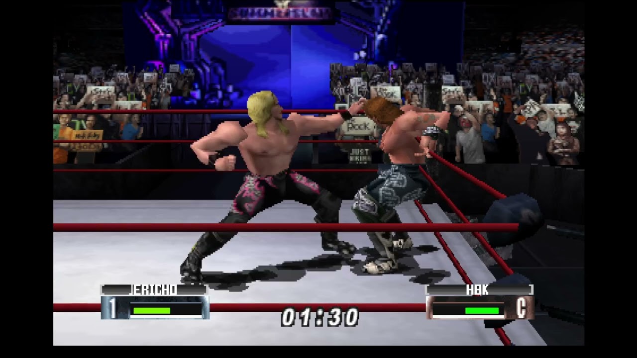 WWF No Mercy - N64 Gameplay - Chris Jericho vs Shawn Michaels