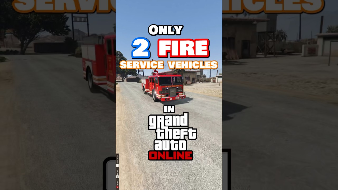 Сможете ли вы назвать обе пожарные машины в GTA 5?
