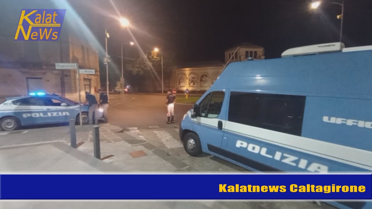 Caltagirone, Controllo straordinario del territorio polizia, polstrada e ufficio sanitario Questura