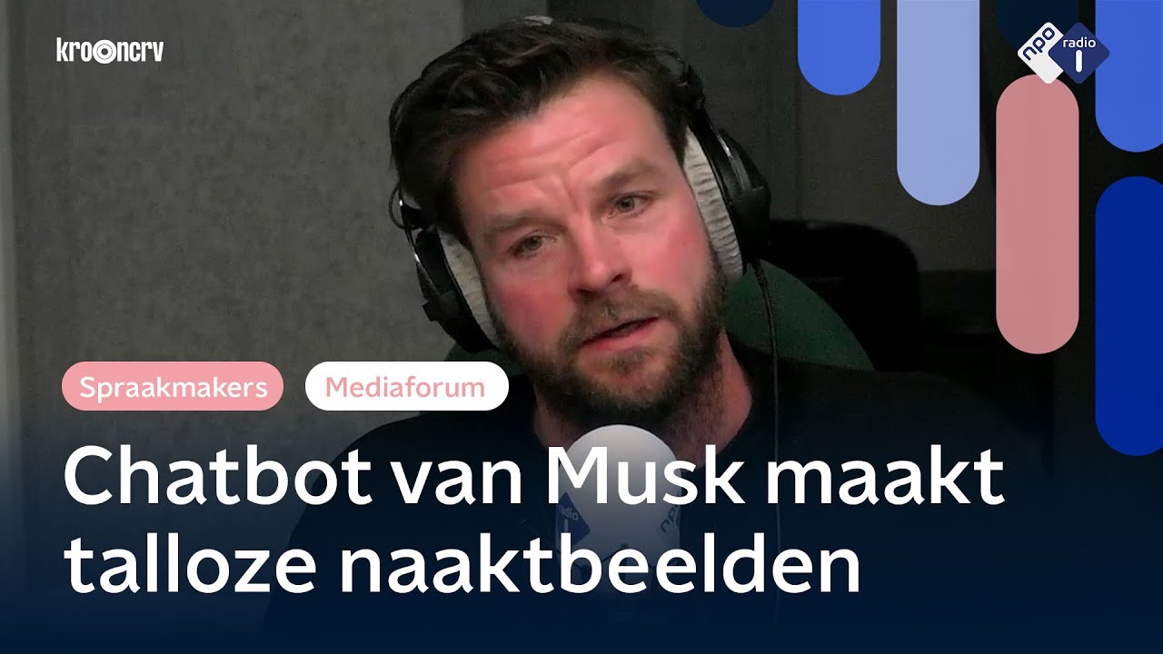 Musk haalde 'willens en wetens' vangrails weg bij AI-chatbot: 'Maakt veel slachtoffers' | Mediaforum