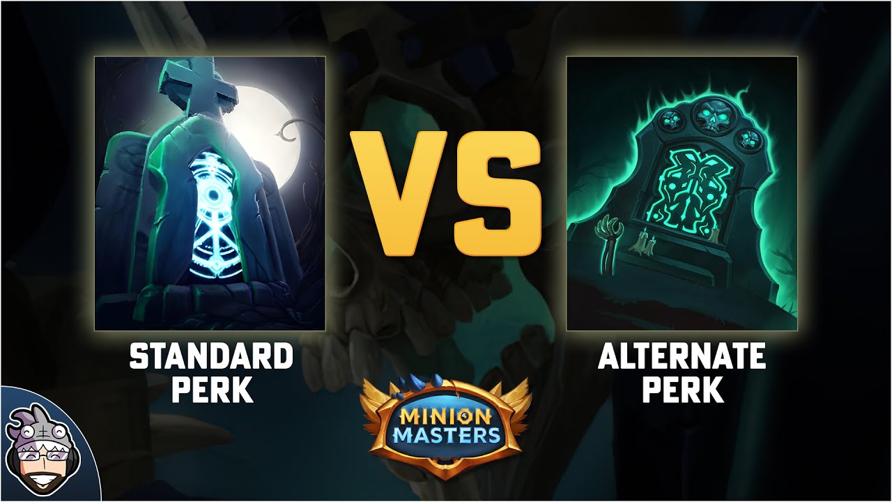 Minion Masters - Mordar - Standard Perk vs Alternate Perk - 2v2 Randoms - Gameplay