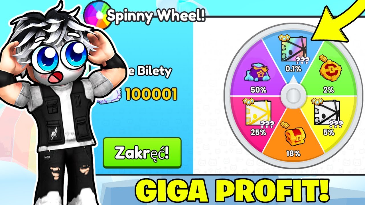 ZAKRĘCIŁEM 100.000 RAZY VOIDOWYM KOŁEM FORTUNY W PET SIMULATOR 99! *GIGA ZAROBEK* Roblox!