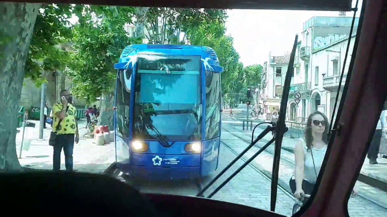 Montpellier tram L4 Timelapse