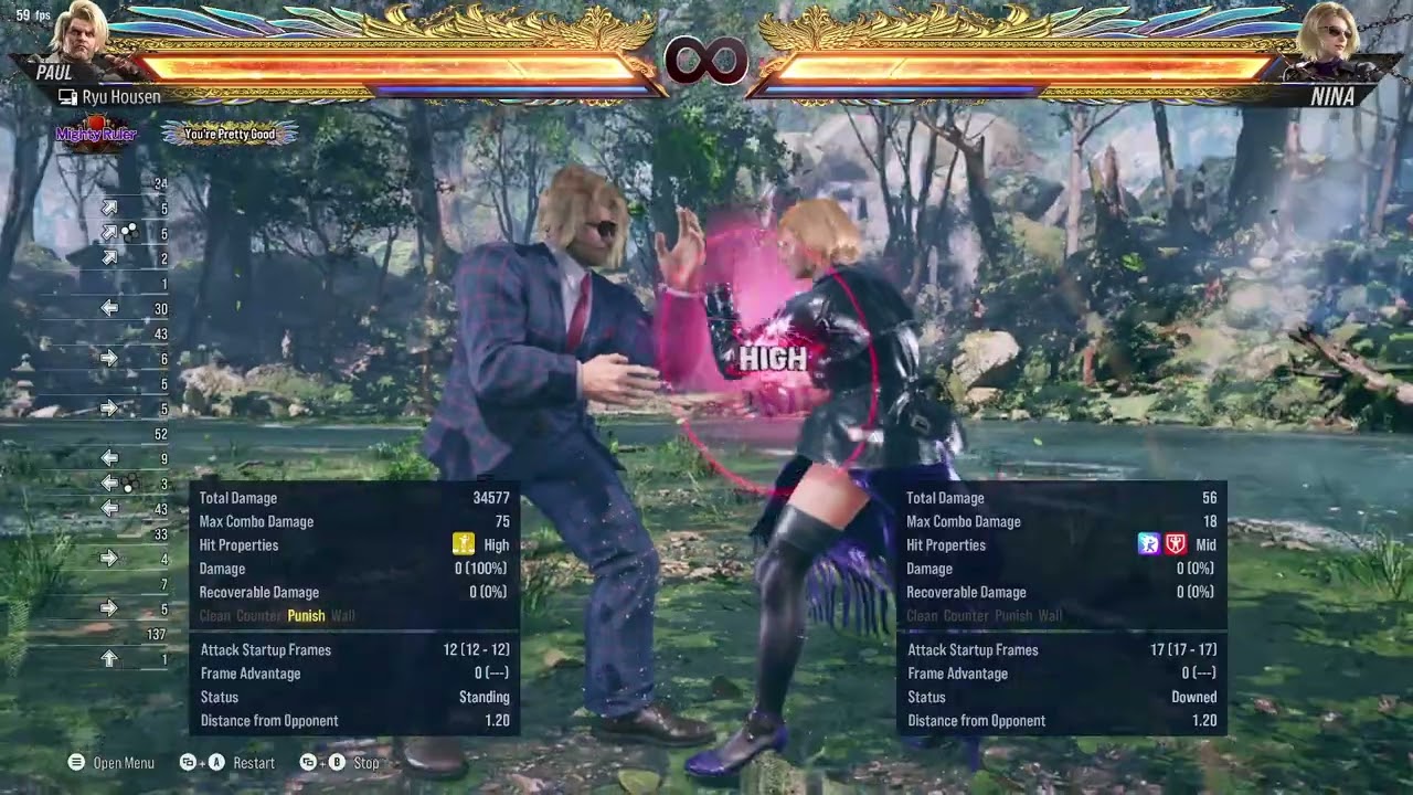 Tekken 8 - Anti-Nina Drill (Paul Specific)