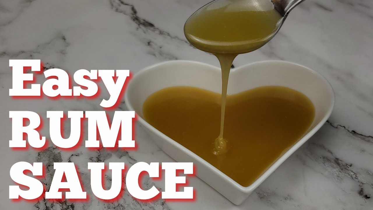 Delicious Rum Sauce for Desserts