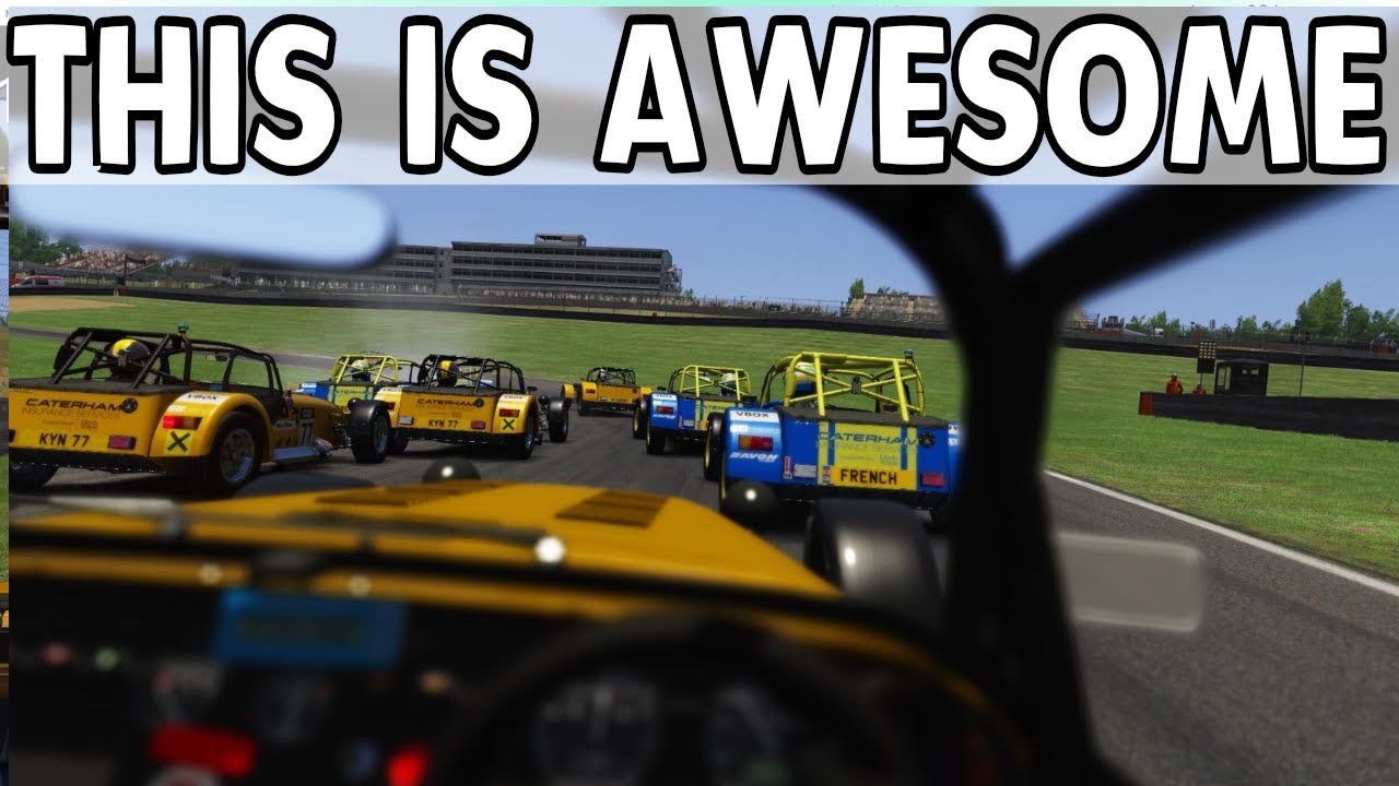 This is Awesome - Caterham at Brands Hatch SRS Sim Racing System Online Race