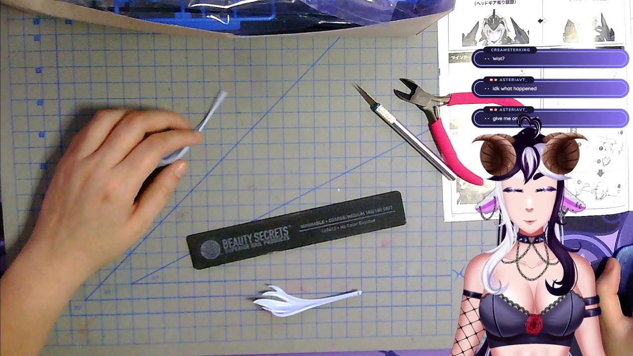 Building my First Gunpla! [Vtuber]