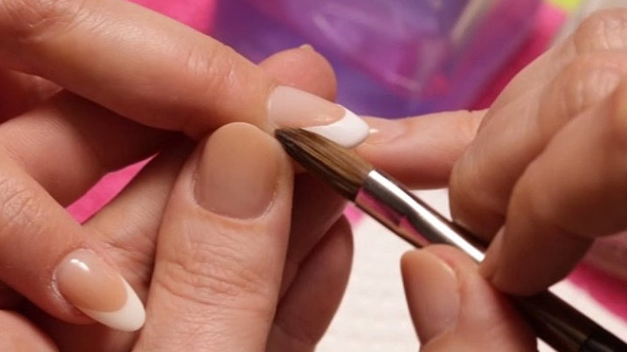 Acrylic Nails - How To Fill French Acrylic Nails