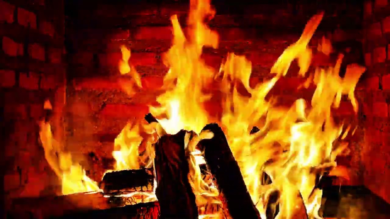 Warm Fireplace Scene for Quiet and Peaceful Evenings 🔥