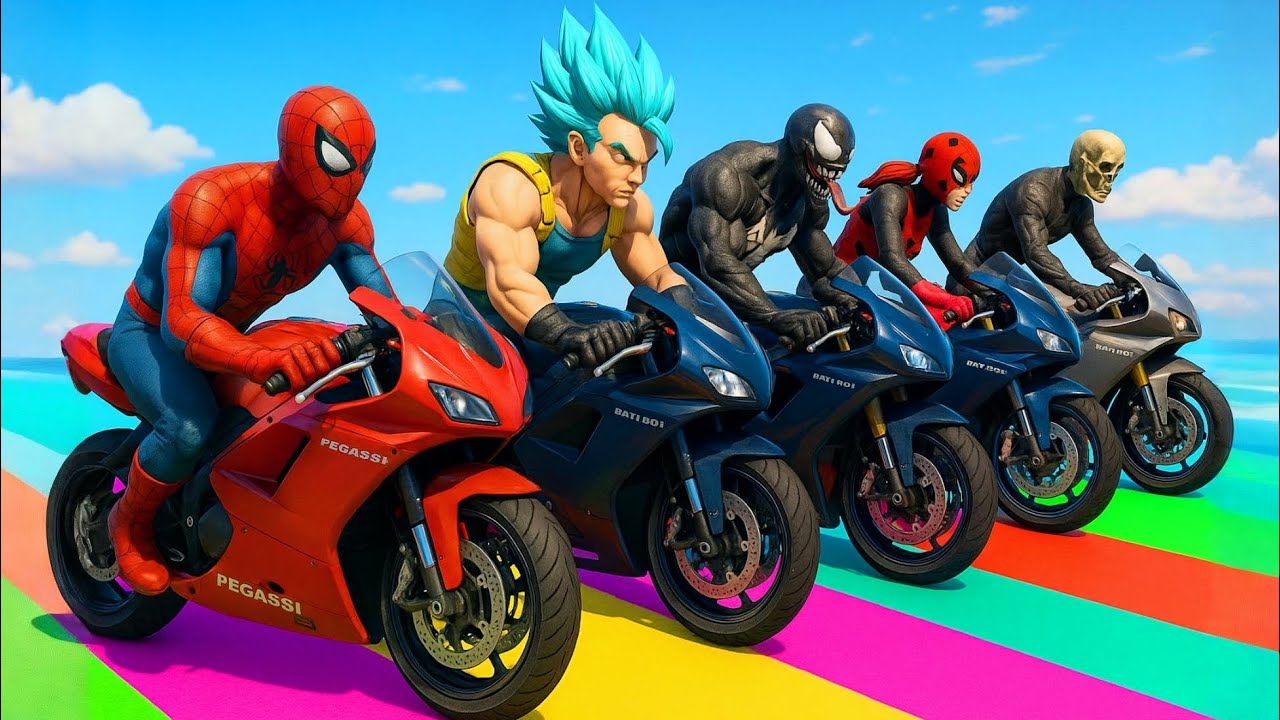 الرجل العنكبوت انقاذ باتمان Spider-Man Rescue batman vs iron man vs venom funny Game GTA 5 superhero