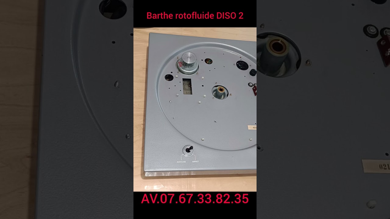 Barthe rotofluide DISO 2 en Normandie à Duclair #turntable #platinevinyle #vintage #hifi #tonisoules
