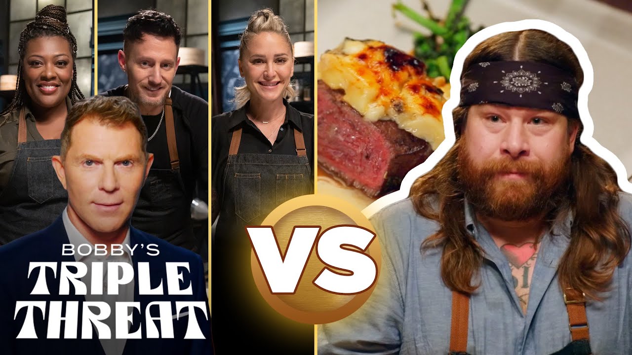 Titans vs. Chef Jonathon Sawyer | Full Episode Recap | Bobby&rsquo;s Triple Threat | Food Network