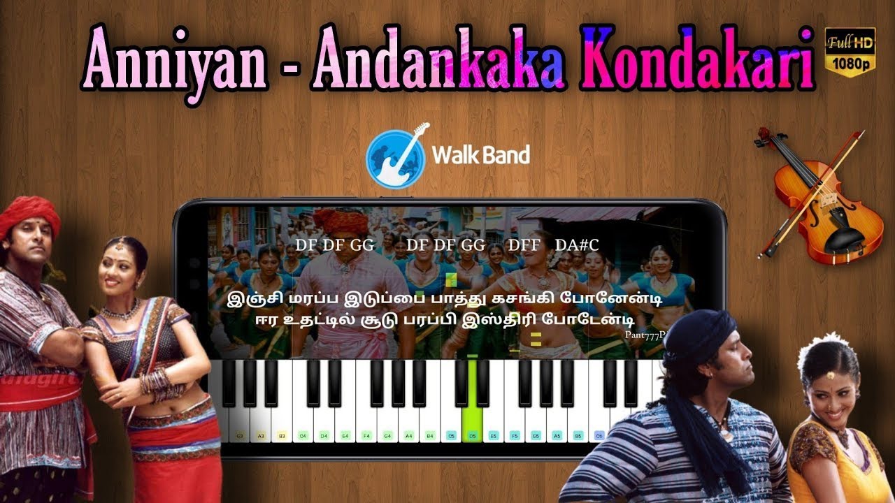Andangkaka Kondakari BGM Piano Cover | Anniyan | Vikram | Harris Jayaraj