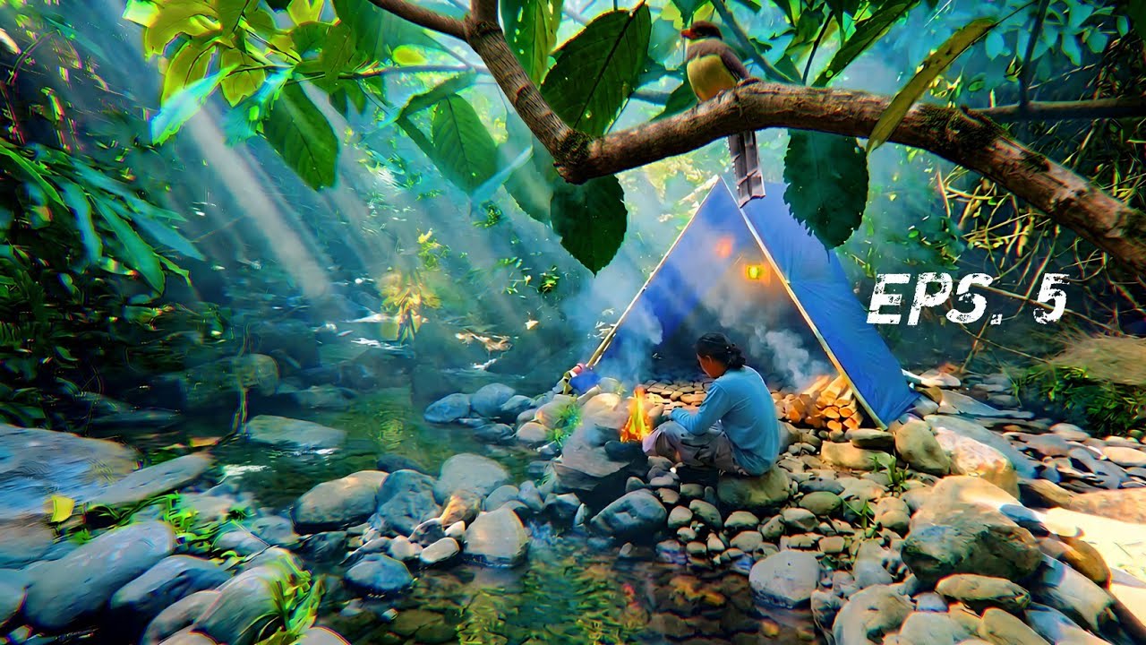 Bertahan Hidup 100 Hari di Hutan | Semakin Dalam, Aku Menemukan Ini... Eps 5
