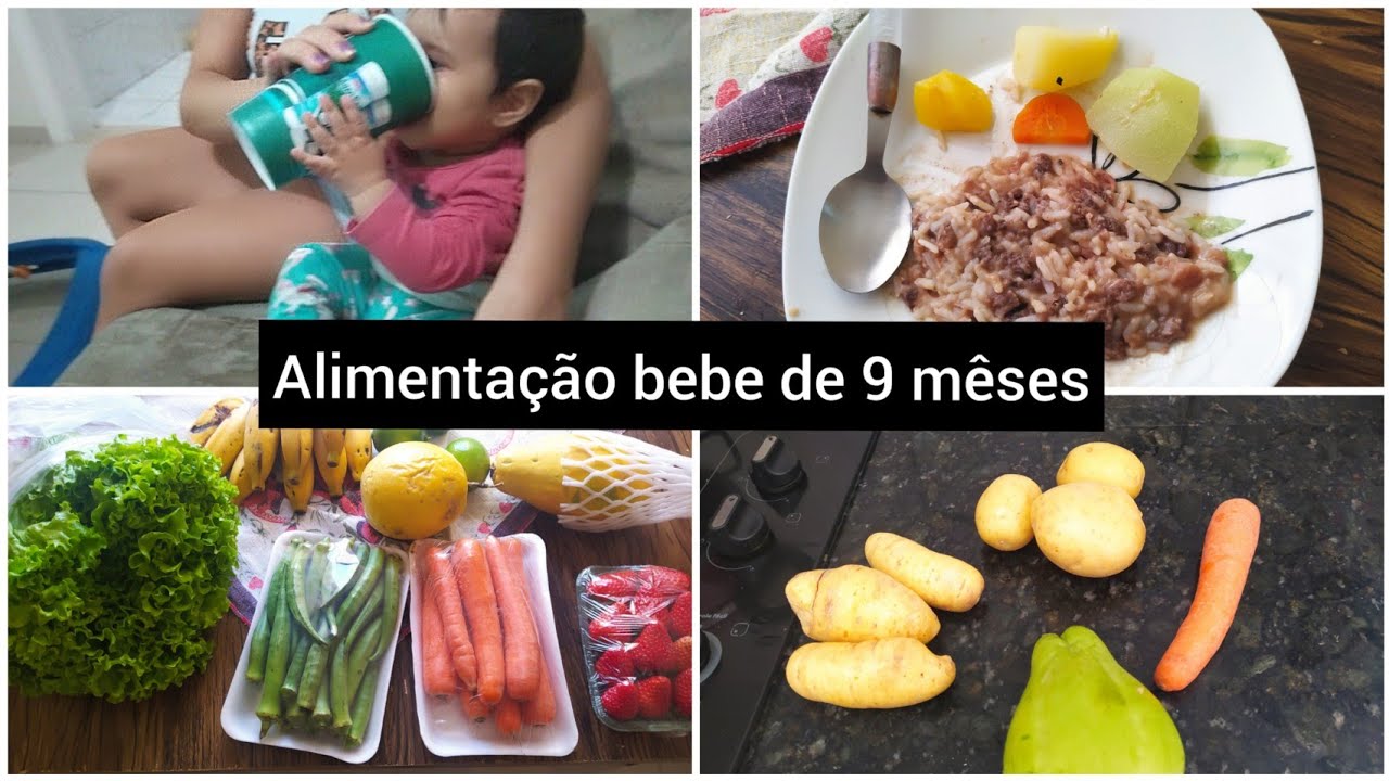 ROTINA DE ALIMENTAÇÃO BEBE DE 9 MÊSES | CAFÉ DA MANHÃ, ALMOÇO, LANCHE DA TARDE E JANTAR