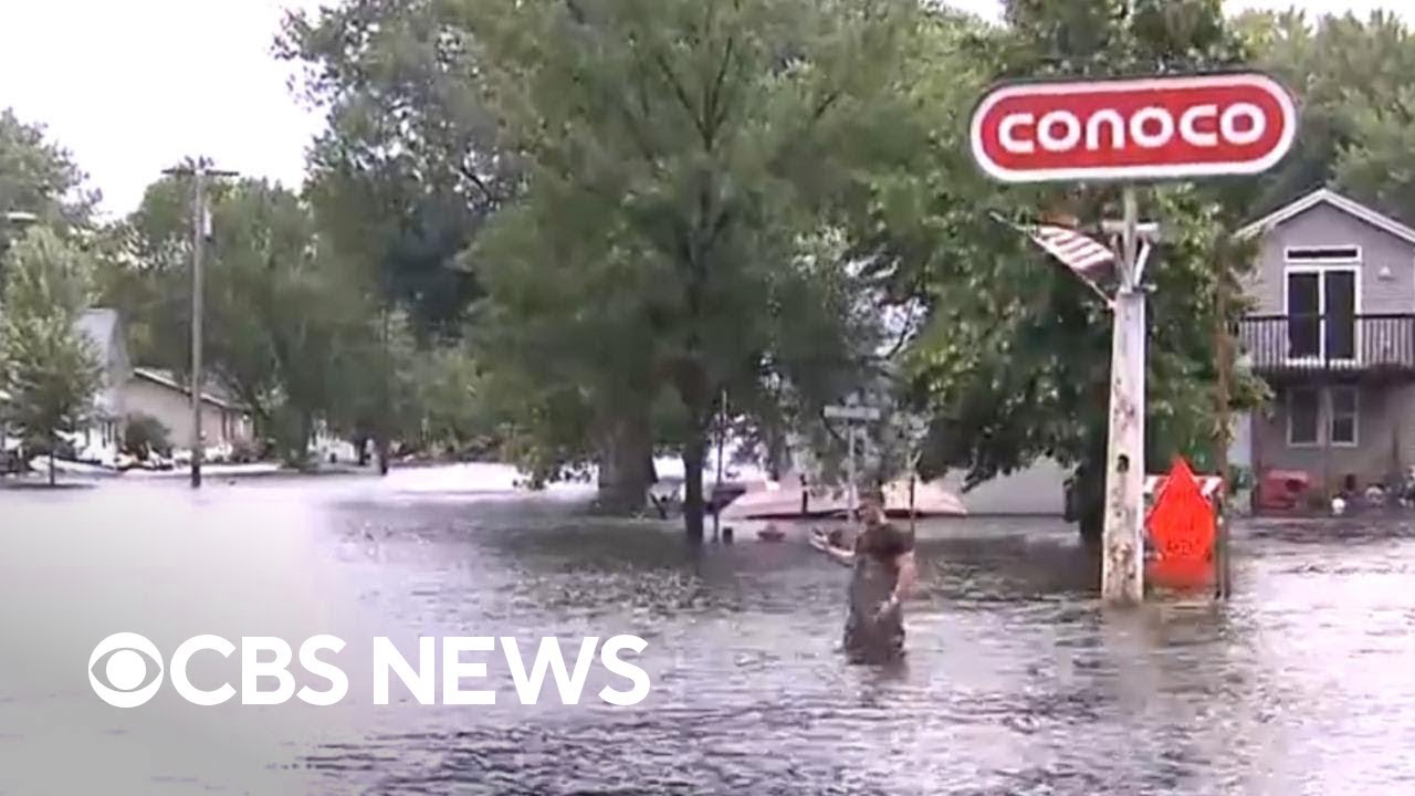 Flooding continues in Midwest, Minnesota town still under water