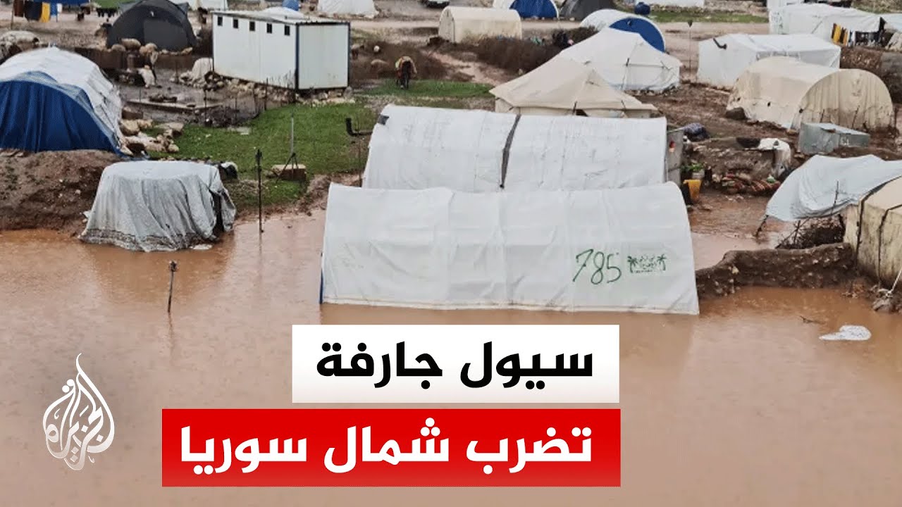 موجة فيضانات تهدد القرى المحيطة بالأنهار في اللاذقية وإدلب