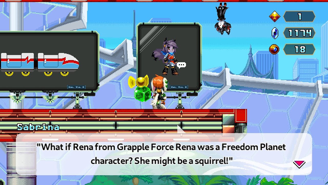 Freedom Planet 2  - GalaxyTrail Door (Gallery)