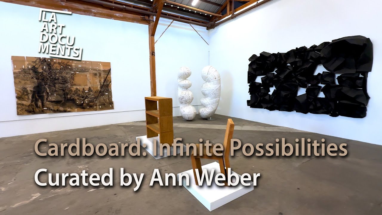 Curator Ann Weber presents Cardboard:Infinite Possibilities at Wönzimer Gallery in DTLA