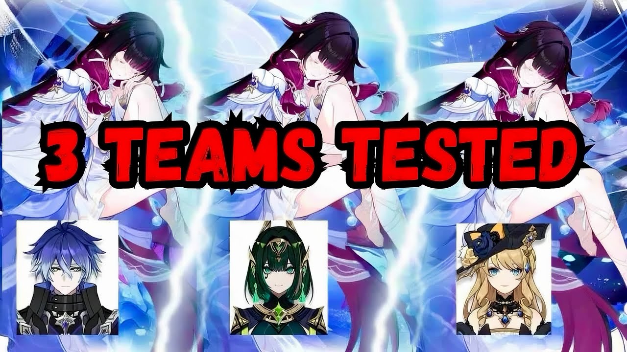 Columbina Build & Testing in 3 Teams (Flins, Nefer, Navia) | Genshin Impact 6.3