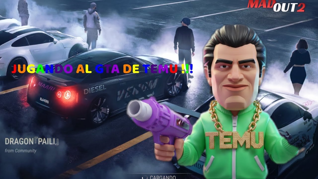 JUGANDO AL GTA DE TEMU (SPOILER:ROMPI UN CARRO XDDD)