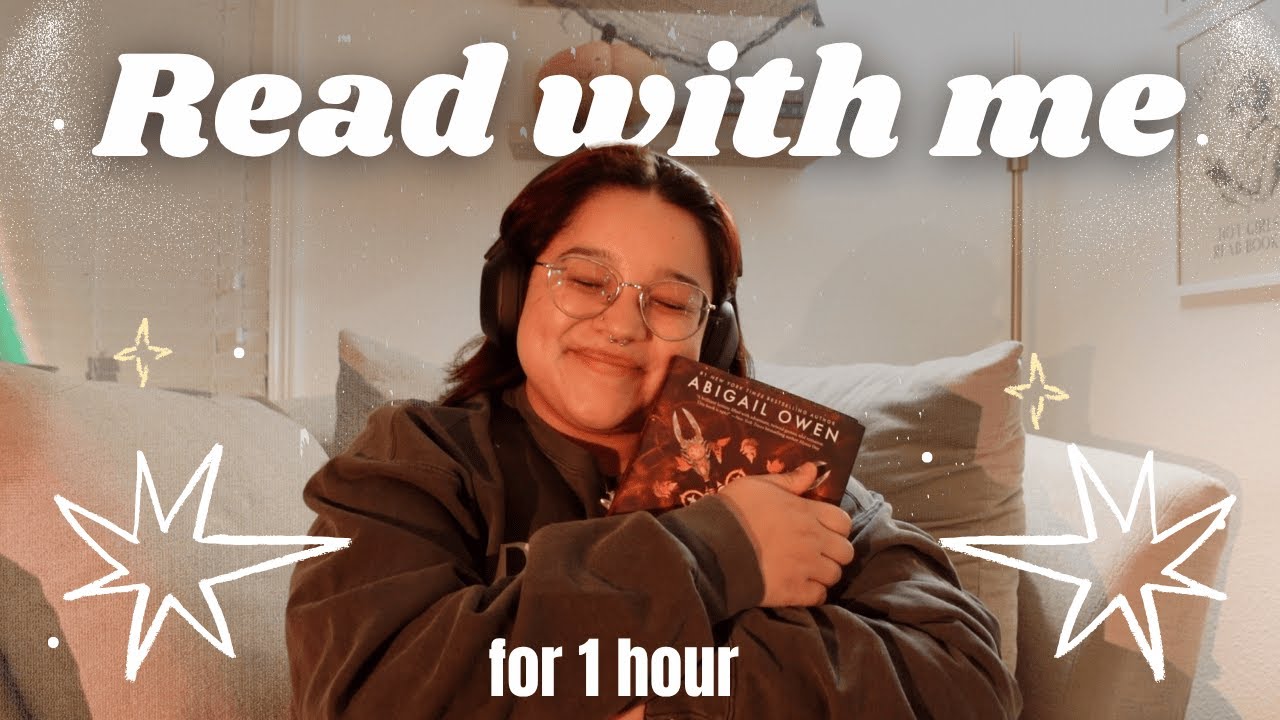read with me for 1 hour ✨🕯️🕰️ (music & rain)