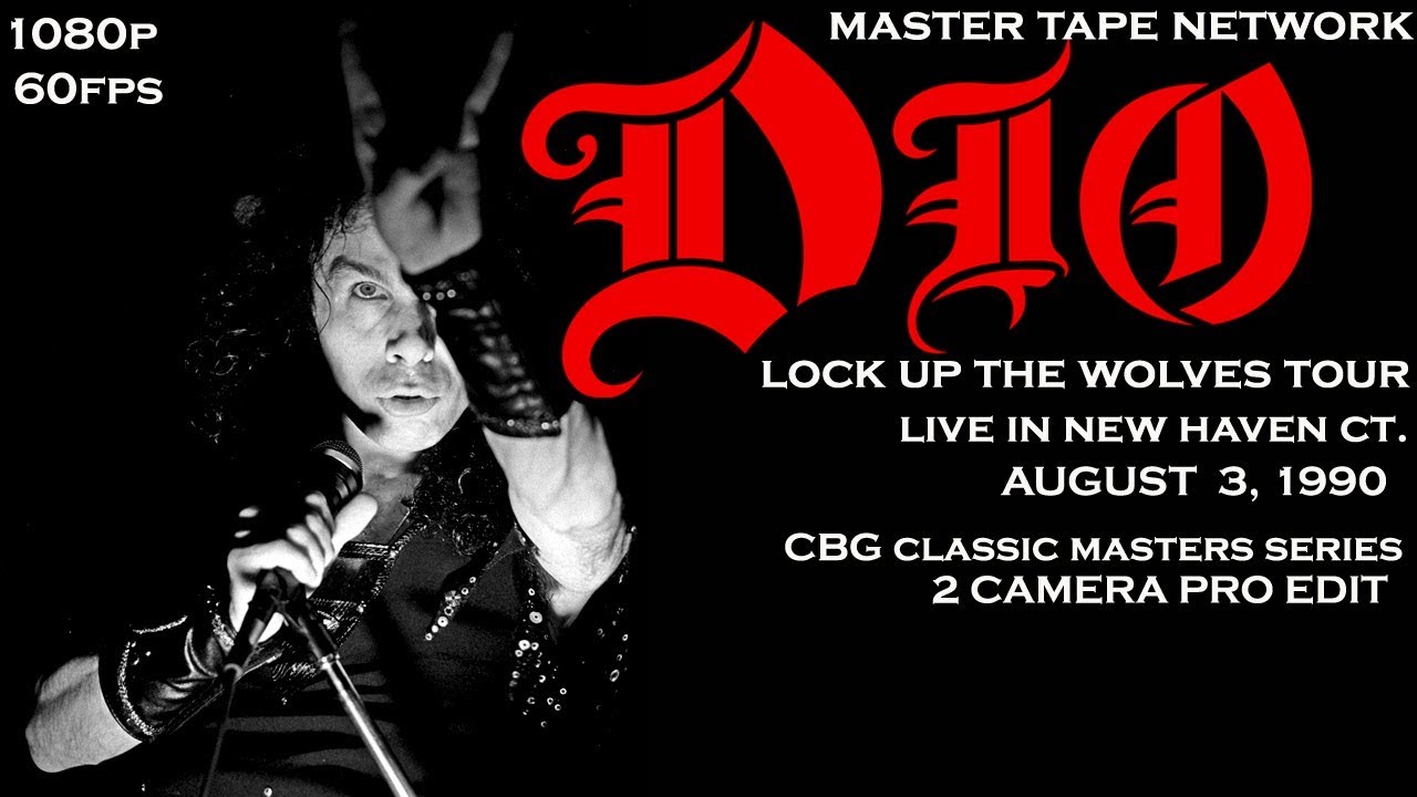 DIO Live in New Haven CT 1990 2 camera pro edit Master Tape Network 1080p 60fps HD