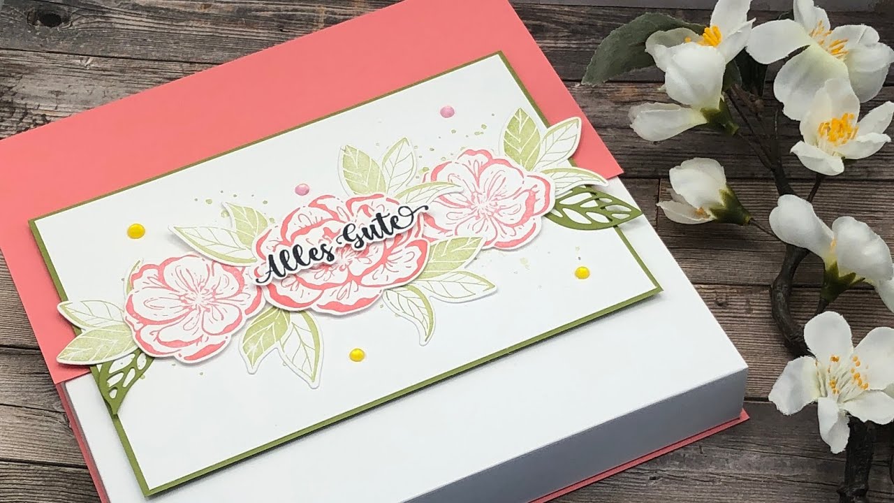 Große Verpackung für Pralinen basteln / Produktpaket Florale Freundschaft  Stampin`Up!